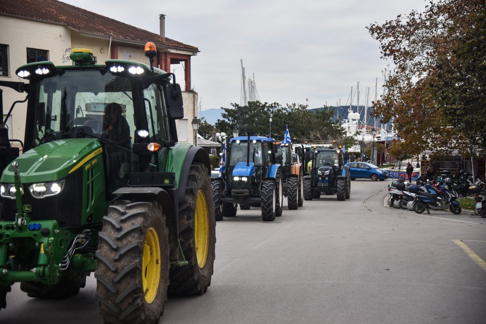 Αγρότες στη Πρέβεζα / Φωτογραφία EUROKINISSI 