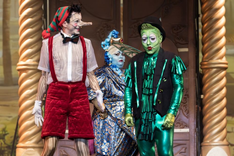 Στον ρόλο του Πινόκιο ο Χρήστος Νικολάου