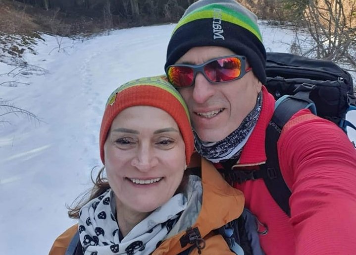 Ο Αντώνης Συκάρης με την σύζυγό του Πόπη