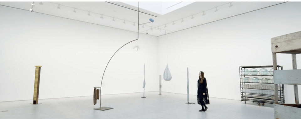 Όψη της έκθεσης στον πέμπτο όροφο