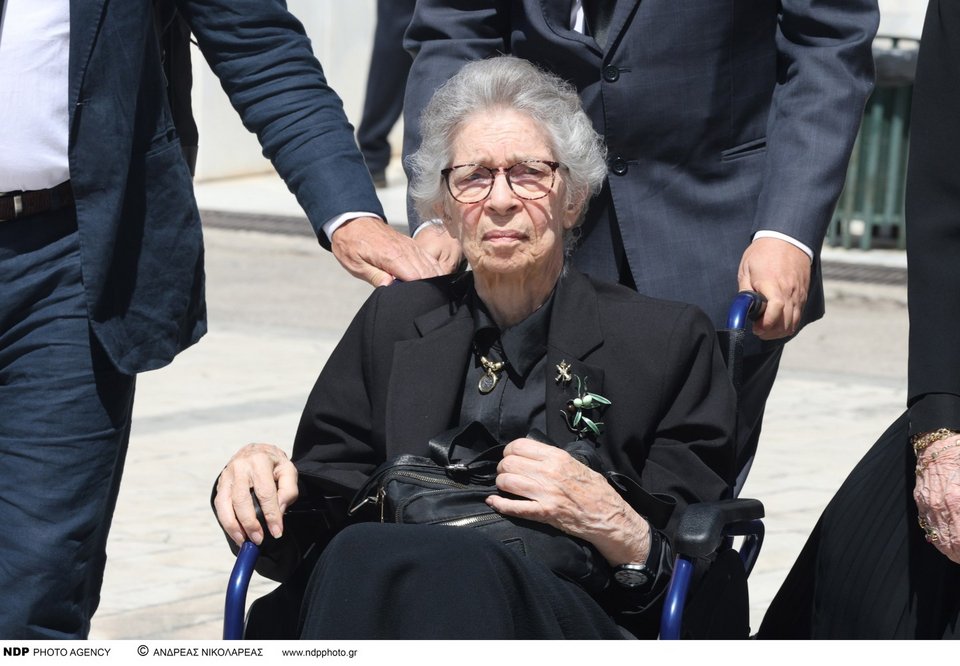 H πριγκίπισσα Ειρήνη σε μια από τις τελευταίες της εμφανίσεις