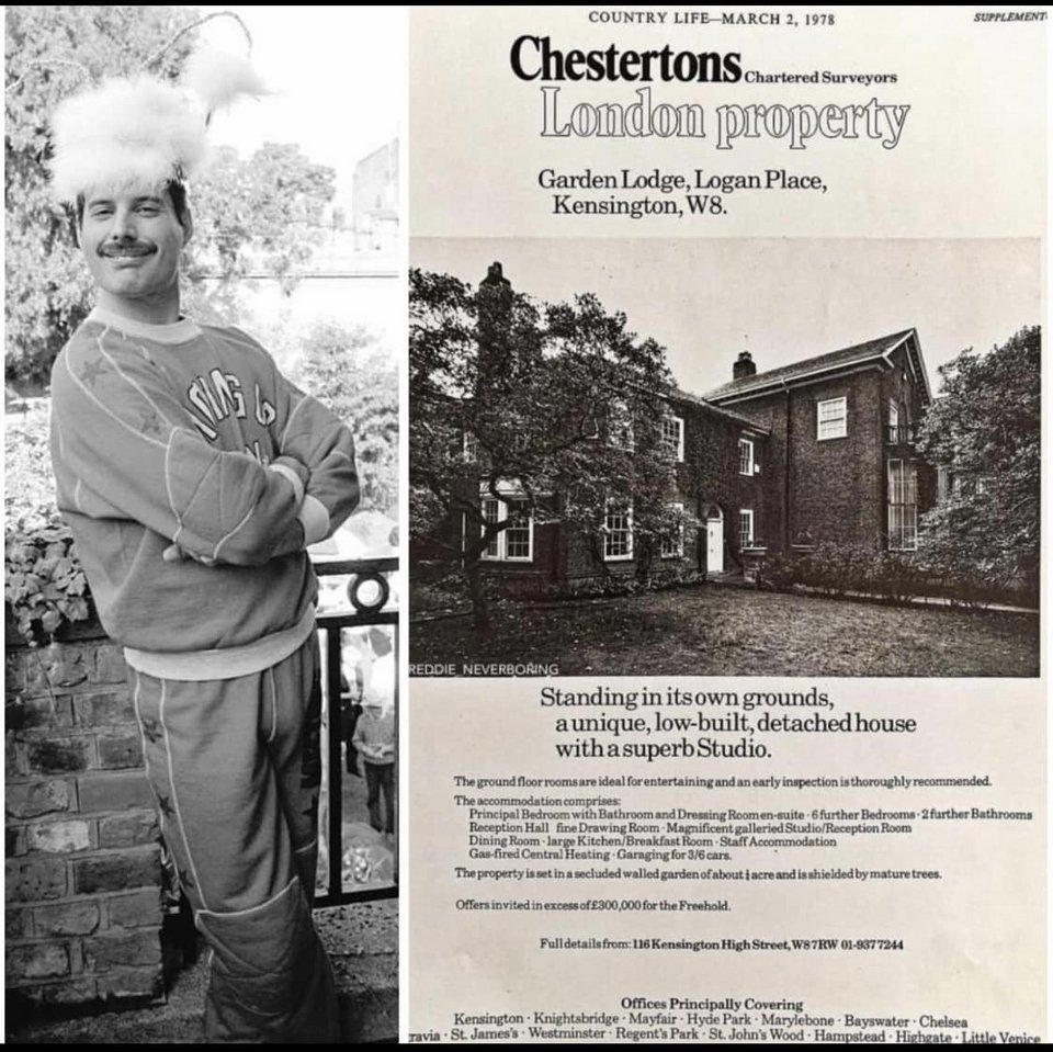 Το Garden Lodge, η τεράστια έπαυλη όπου ο τραγουδιστής των Queen έζησε τα τελευταία χρόνια της ζωής του και πέθανε το 1991, δεν είναι απλώς ένα ακίνητο αξίας περίπου 30 εκατ. λιρών. Είναι το επίκεντρο μιας πικρής, πολυετούς σύγκρουσης για την κληρονομιά, τη μνήμη και τον έλεγχο του μύθου του Mercury / WIKIPEDIA