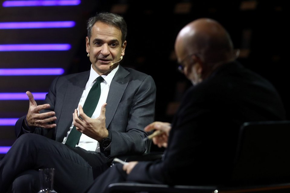 Ο πρωθυπουργός Κυριάκος Μητσοτάκης με τον Ηλία Κανέλλη / Φωτογραφία: Intimenews 