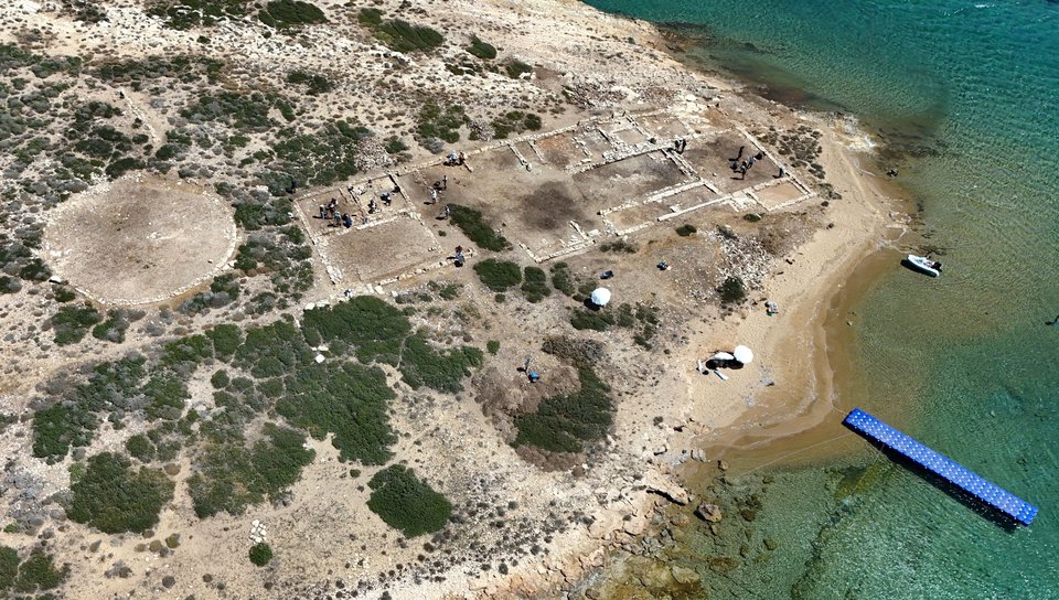  Αεροφωτογραφία του ανατολικού τμήματος της νησίδας Τσιμηντήρι