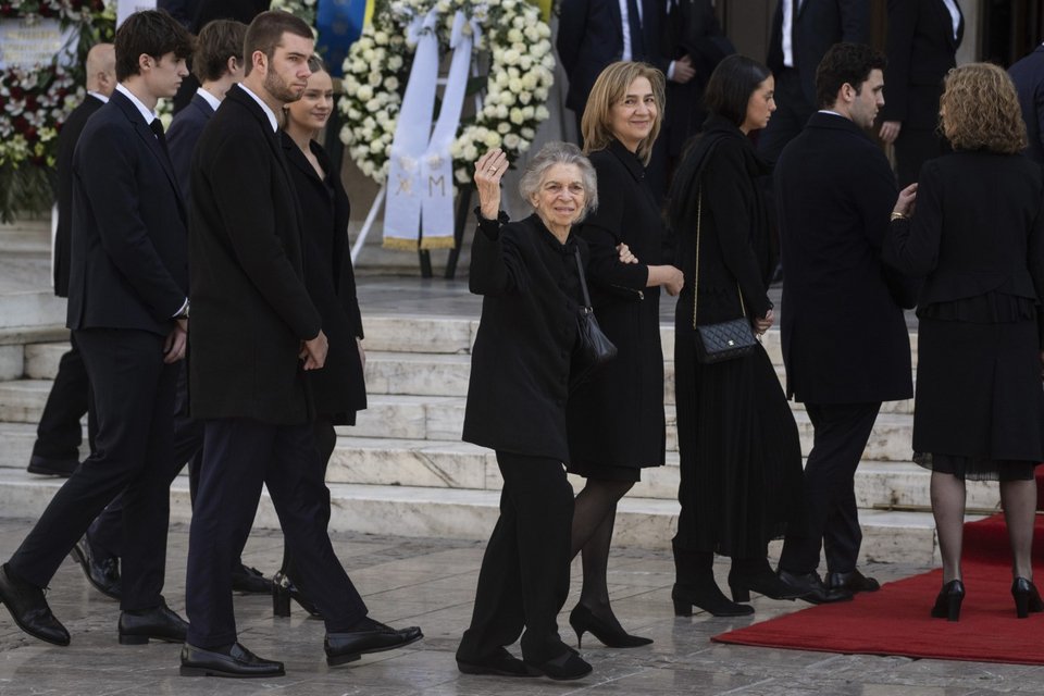 Στην κηδεία του τέως βασιλιά Κωνσταντίνου στην ΑΘήνα / Φωτογραφία: AP Photo