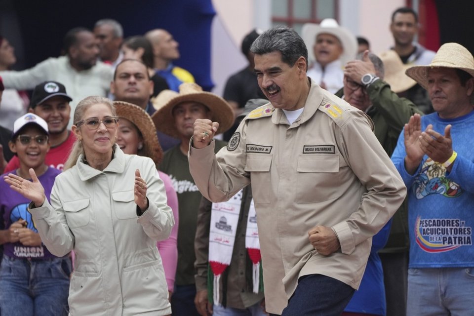 Νικολάς Μαδούρο και Σίλια Φλόρες 