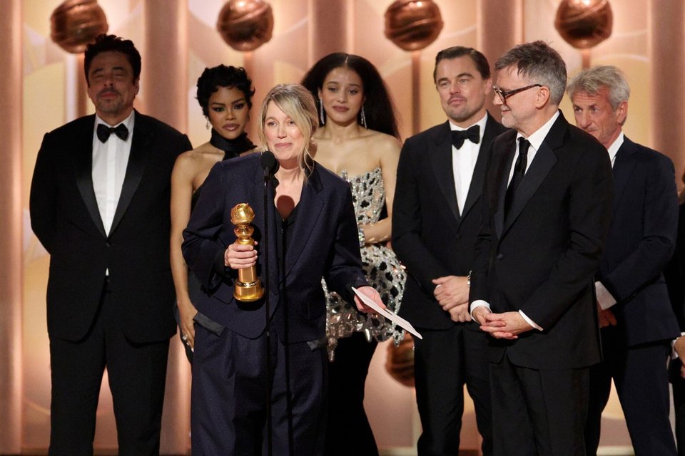 Το καστ της ταινίας στη σκηνή των Χρυσών Σφαιρών