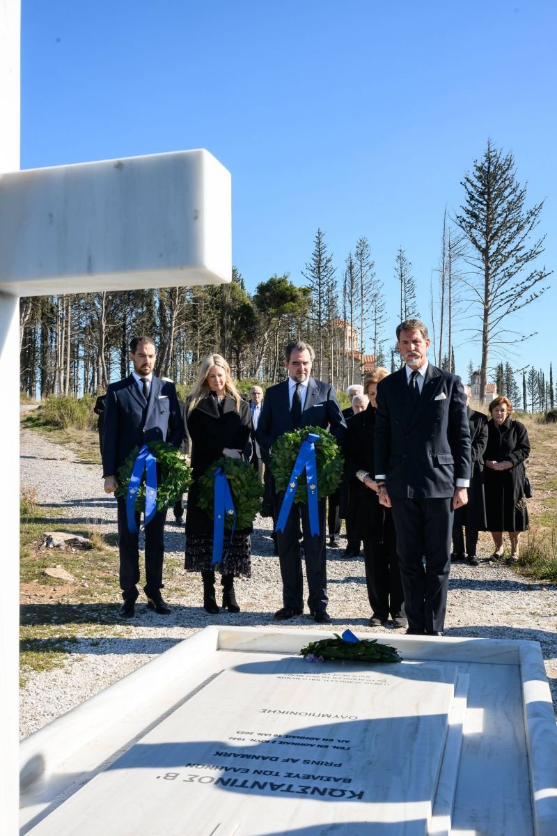 Άννα Μαρία και τα 4 από τα 5 παιδιά του Κωνσταντίνου