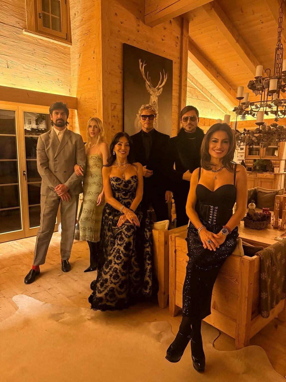 Peter Dundas και Ευάγγελος Μπούσης με την οικογένειά τους 