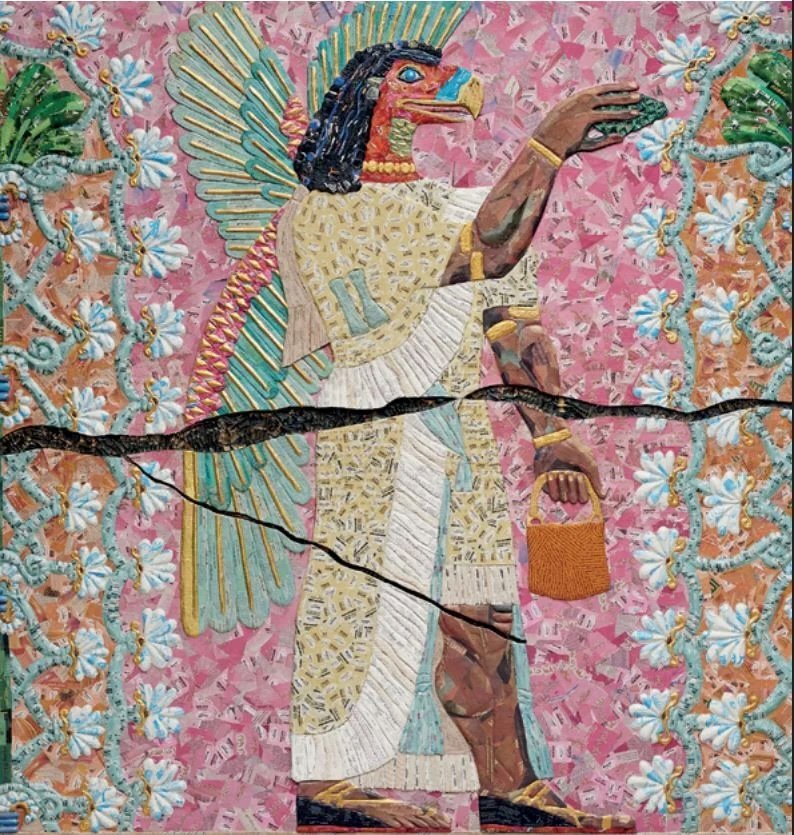 Το έργο EXIST εκτέθηκε στο Μουσείο Ακρόπολης(ROOM F, SECTION 1, PANEL 15, NORTHWEST PALACE OF NIMRUD), 2019