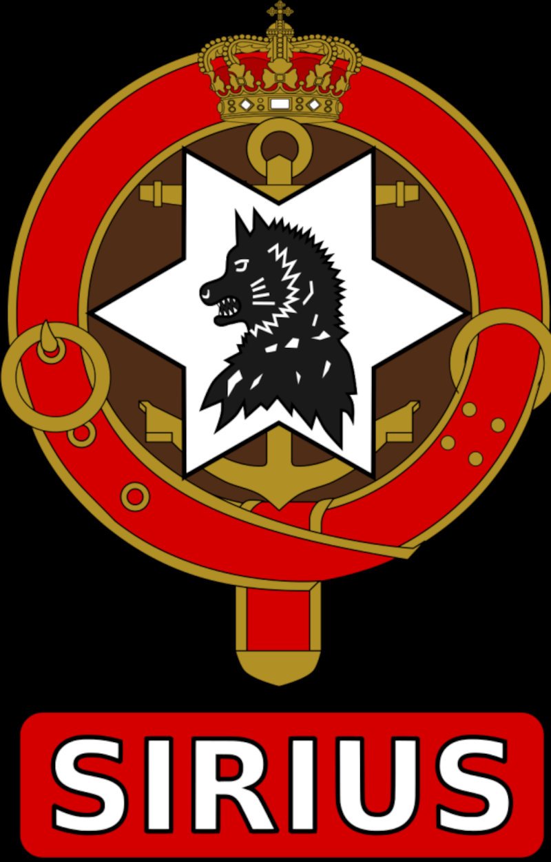  Το έμβλημα της επίλεκτης μονάδας του ΠΝ της Δανίας, που αποτελεί την πρώτη γραμμή άμυνας της Γροιλανδίας