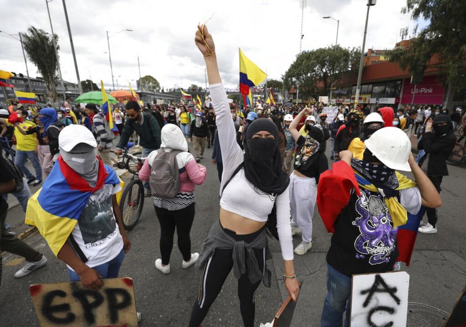 Διαδήλωση κατά του καθεστώτος στη Βενεζουέλα 