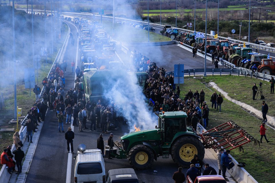 Αγροτικές κινητοποιήσεις / Φωτογραφία EUROKINISSI 