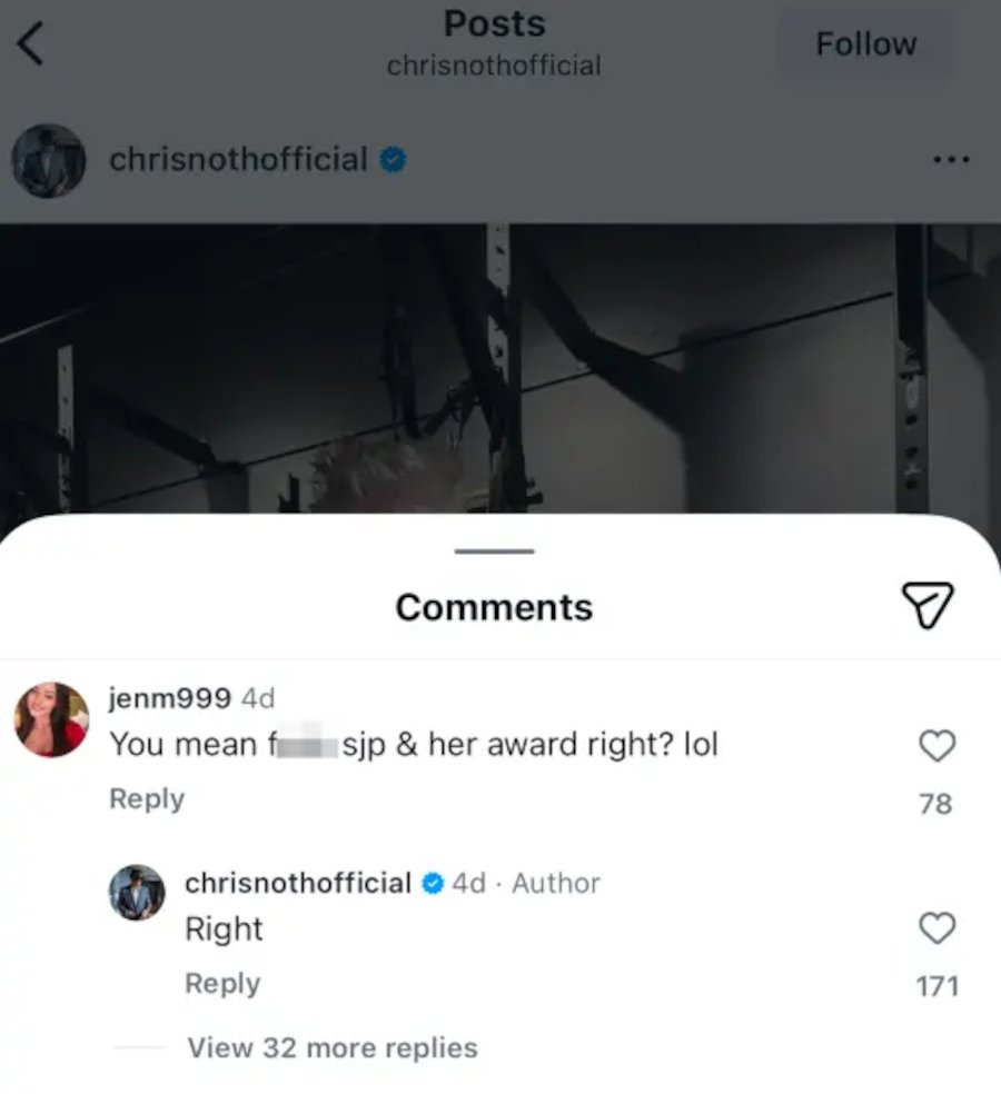 Το αιχμηρό σχόλιο του Κρις Νοθ για την Σάρα Τζέσικα Πάρκερ