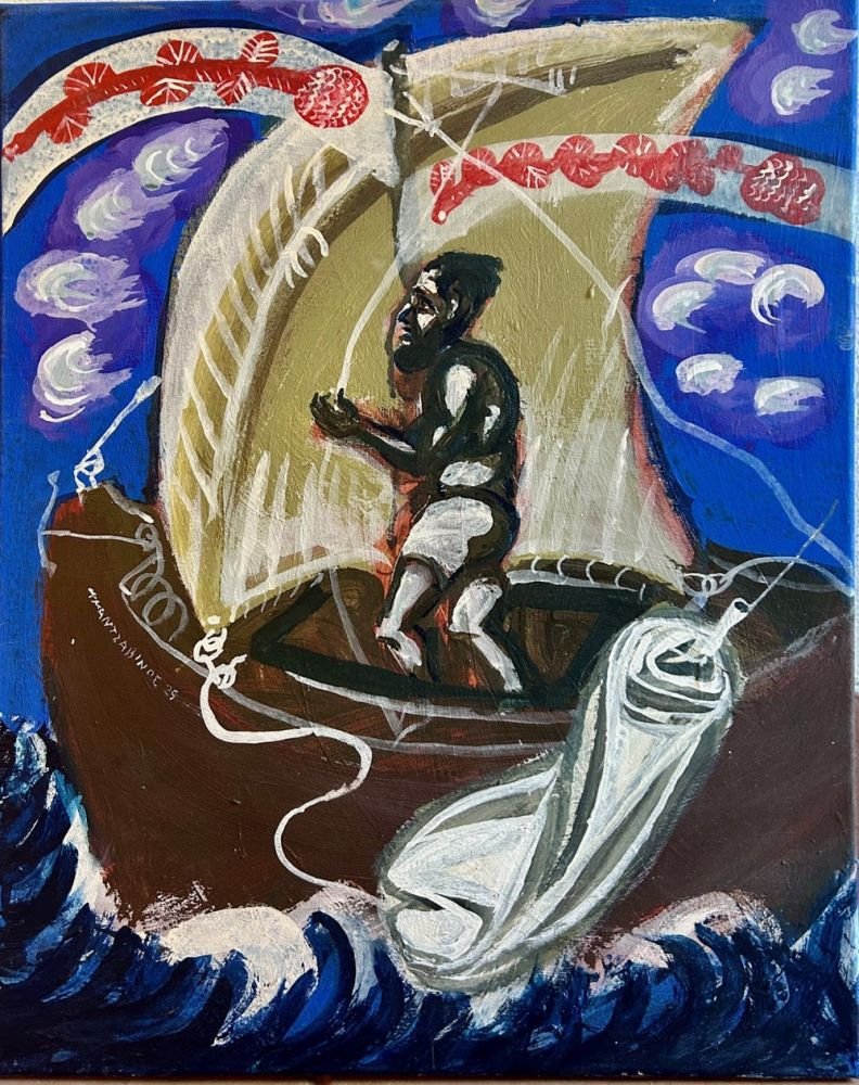 Η Γκαλερί Σκουφά παρουσιάζει την ατομική έκθεση του Τάσου Μαντζαβίνου με τίτλο “Παρά θιν’ αλός”