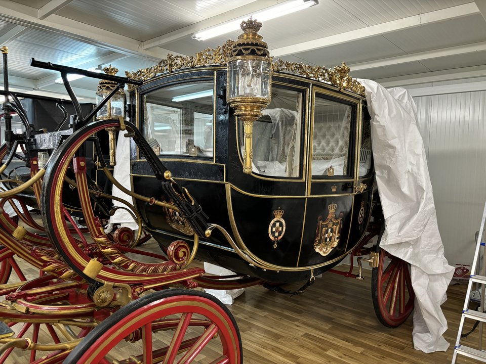 Η γαμήλια άμαξα, μετά τη συντήρηση