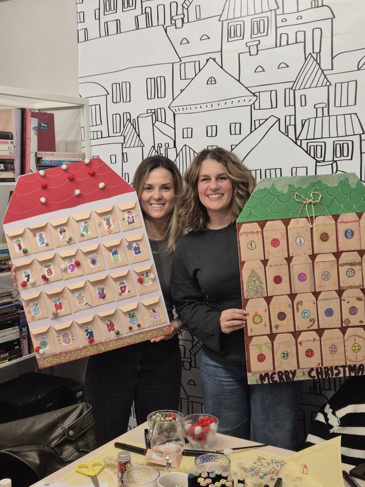 Κάποια από τα πιο πετυχημένα μας workshops ήταν η κατασκευή ενός χριστουγεννιάτικου advent calendar