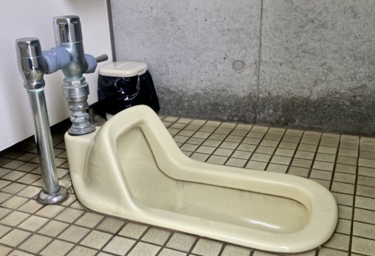 Σχετικά σύγχρονη εκδοχή της κλασικής ιαπωνικής τουαλέτας 