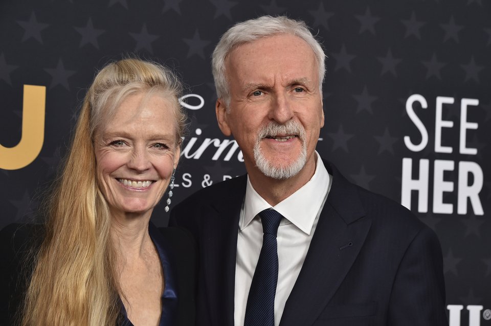 Ο Τζέιμς Κάμερον με την σύζυγό του Σούζι 