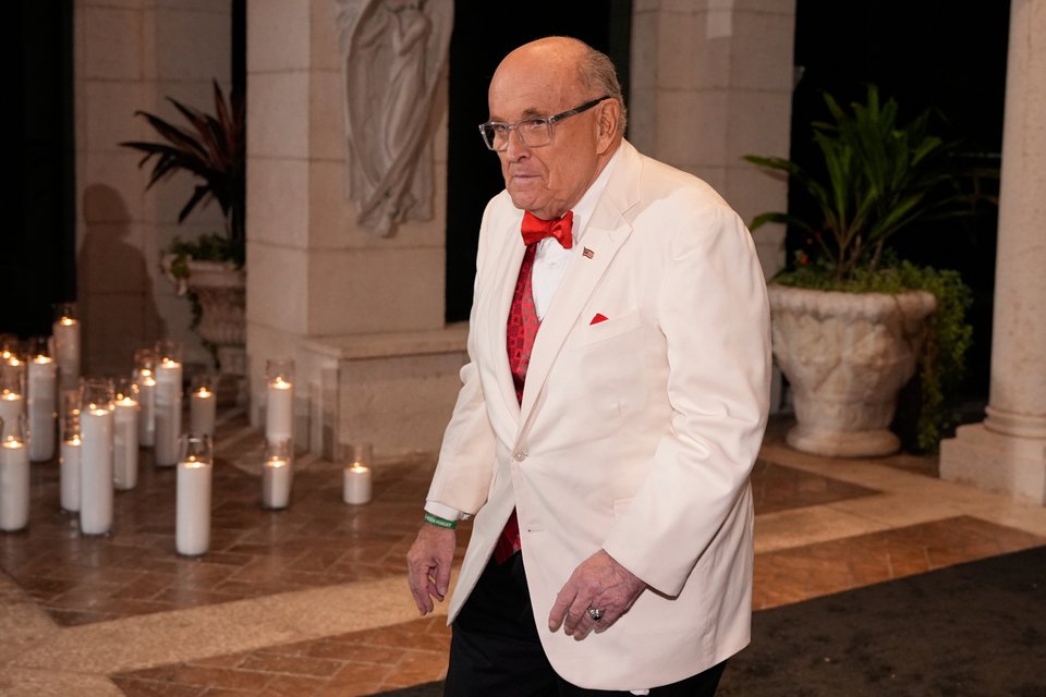 O πρώην δήμαρχος της Νέας Υόρκης Ρούντι Τζουλιάνι 