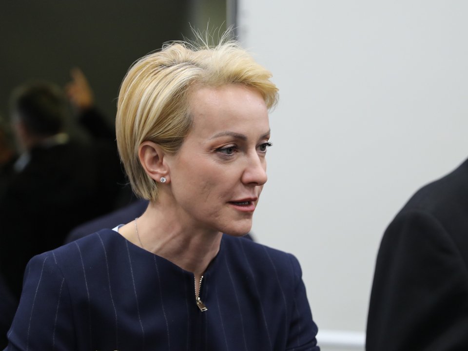 Η εκπρόσωπος Τύπου της ΝΔ Αλεξάνδρα Σδούκου -Φωτογραφία: Intimenews/ΜΗΤΡΟΥΣΙΑΣ ΝΙΚΟΣ