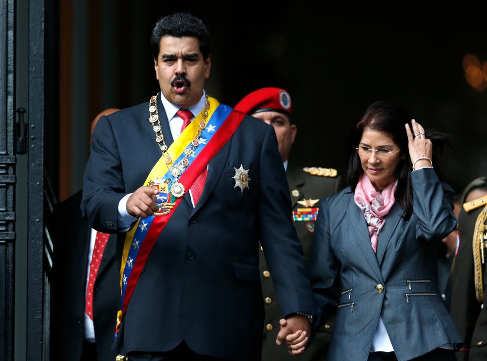 Ο Νικολάς Μαδούρο με την σύζυγό του Σίλια Φλόρες