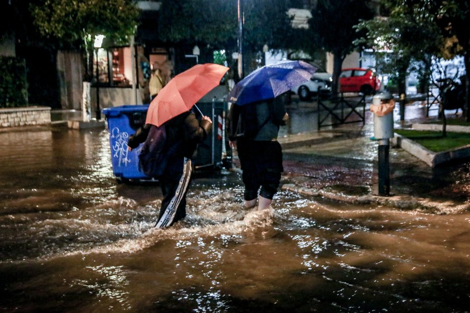 Η κακοκαιρία χτυπά την Αττική / Φωτογραφία EUROKINISSI 