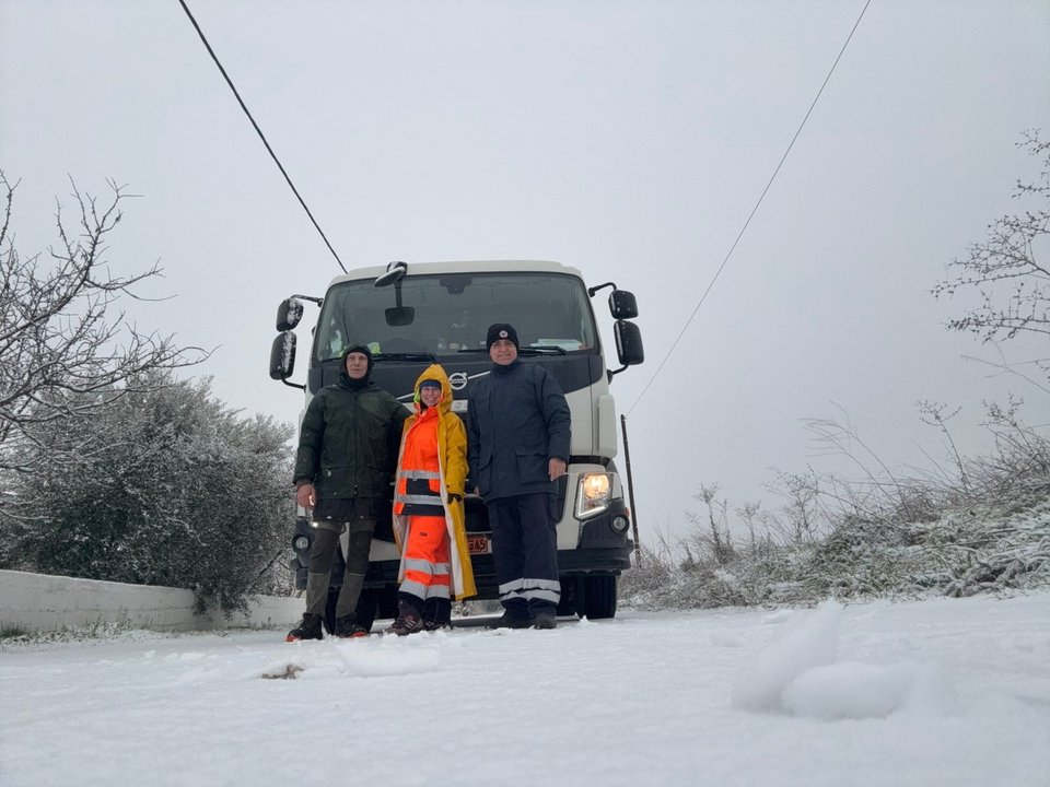 Πάντα στο καθήκον οι εργαζόμενοι στην καθαριότητα στο Δημητρίτσι Σερρών