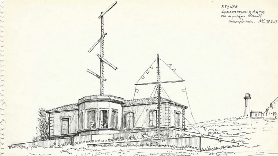 Με τα εντελώς πρόχειρα μέσα που διέθετε ο Μανόλης Κορρες, μιας και ήταν σε διακοπές, ετοίμασε αναλυτικά σχέδια αναπαραστάσεως τόσο των αρχιτεκτονικών όσο και των μηχανολογικών ευρημάτων