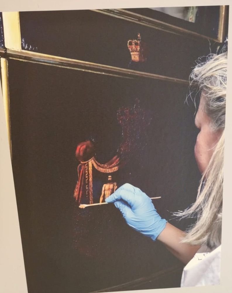 Εργασίες στη βασιλική άμαξα 