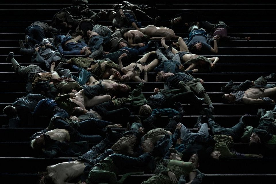 Ρέκβιεμ για το τέλος του έρωτα / φωτογραφία από τις πρόβες του Julian Mommert