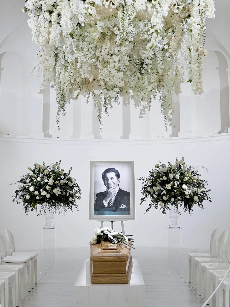 Η σορός του Valentino είχε τεθεί σε λαϊκό προσκύνημα στο PM23