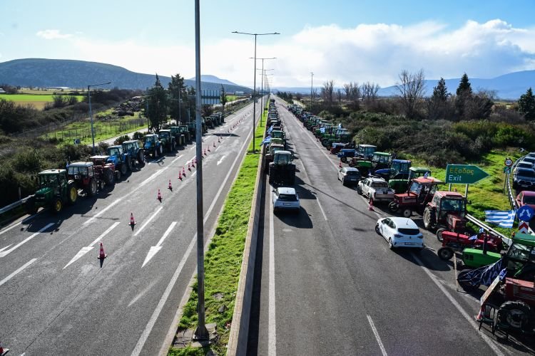 Μπλόκο στο Κάστρο Βοιωτίας / EUROKINISSI