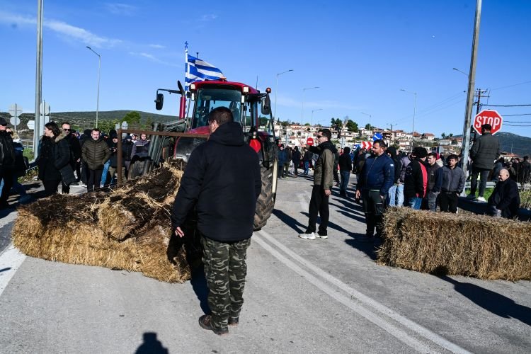 Μπλόκο στο Κάστρο Βοιωτίας / EUROKINISSI