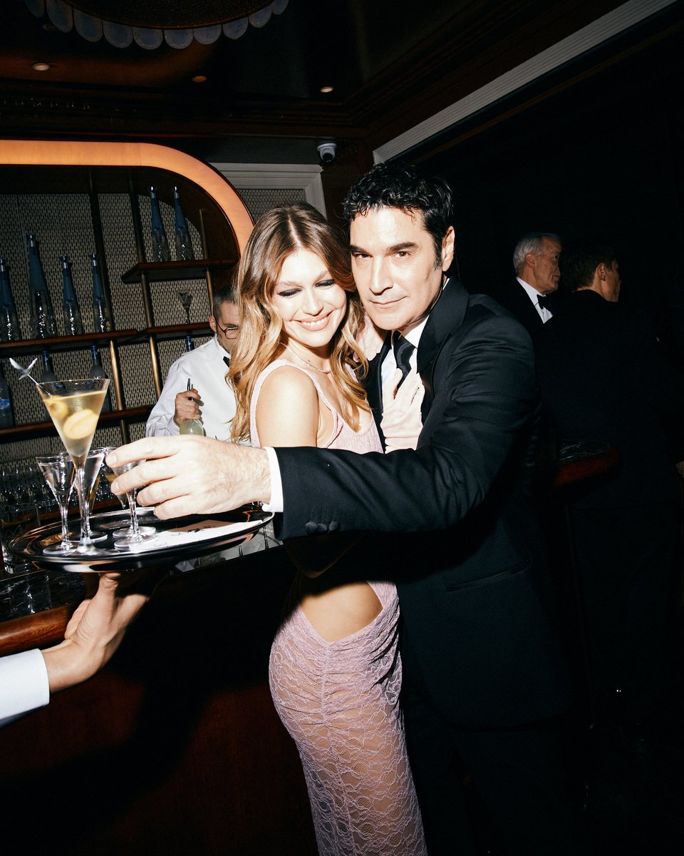 Κλέλια Ανδριολάτου &amp; Χριστόφορος Παπακαλιάτης/Φωτογραφία: Vogue x GQ Fashion &amp; Film PARTY 2026 / India Bharadwaj  