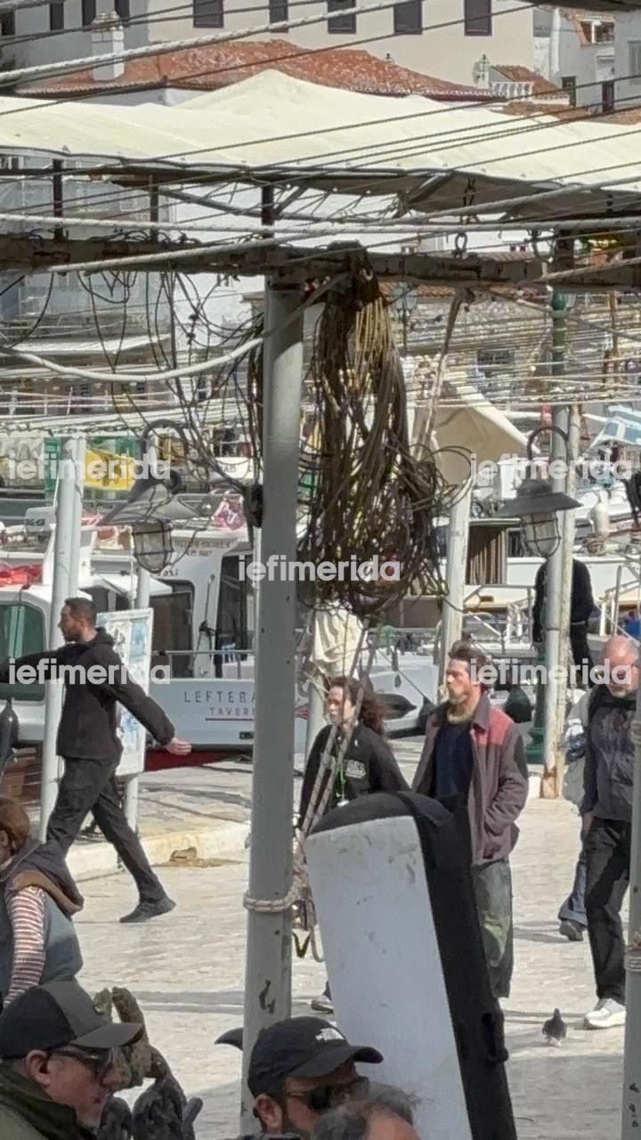 Το γύρισμα του Μπραντ Πιτ στο κρεοπωλείο της Υδρας