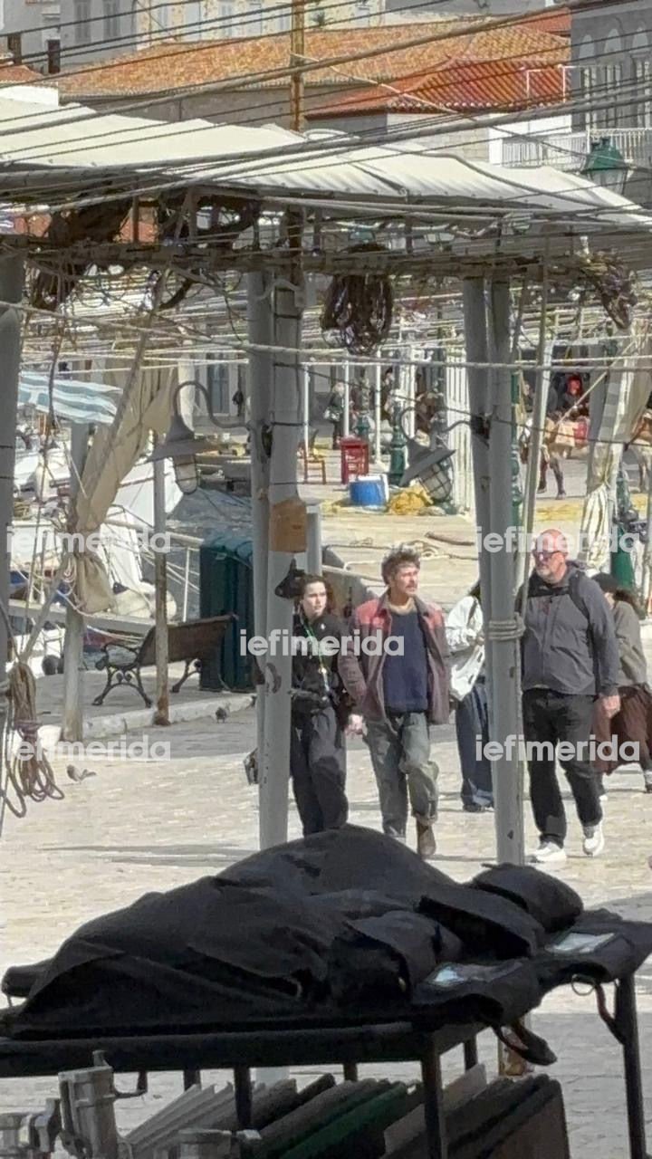Το γύρισμα του Μπραντ Πιτ στο κρεοπωλείο της Υδρας