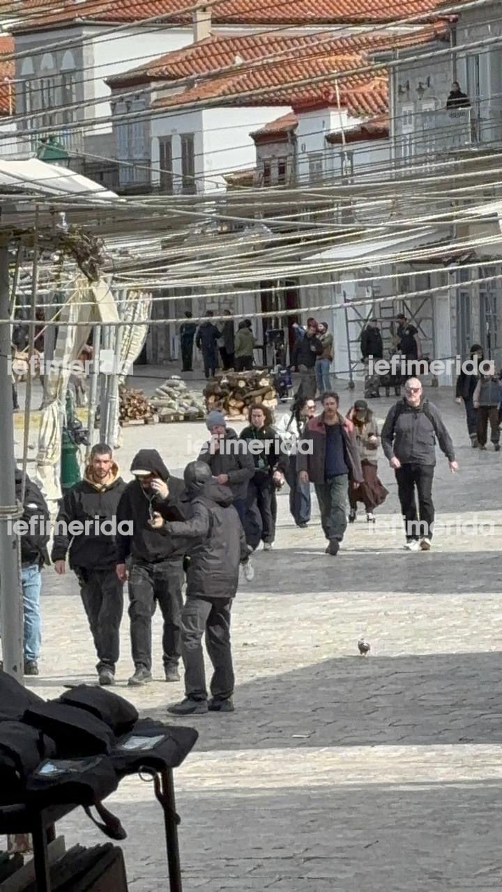 Το γύρισμα του Μπραντ Πιτ στο κρεοπωλείο της Υδρας