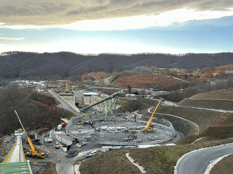  Έργο Σκουριών. Θόλος Στέγασης Προθραυσμένου Μεταλλεύματος  