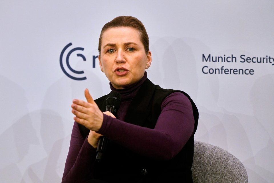 Η Δανή πρωθυπουργός, Μέτε Φρεντέρικσεν, στη Διάσκεψη του Μονάχου / AP