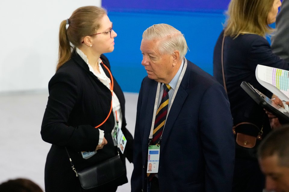 Ο Ρεπουμπλικανός γερουσιαστής Λίντσεϊ Γκράχαμ στη Διάσκεψη του Μονάχου / AP