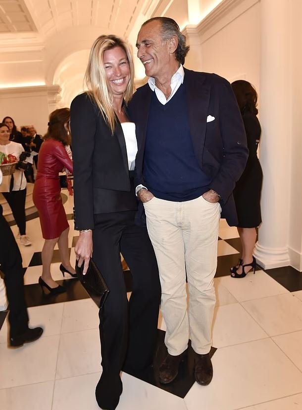 H Γιούνκερμαν με τον σύζυγό της, Φερδινάντο Περέτι  