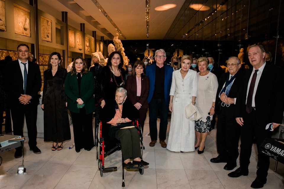 Η φωτογραφία που μοιράστηκε το Μουσείο της Ακρόπολης, στη μνήμη της Ελένης Γλύκατζη-Αρβελέρ / Εικόνα από STUDIO PANOULIS