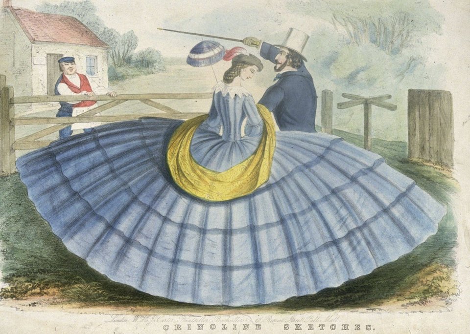 Η φρενίτιδα γύρω από τις τεράστιες φούστες ενισχύθηκε από την εποχή της Μαρίας Αντουανέτας / WIKIPEDIA  