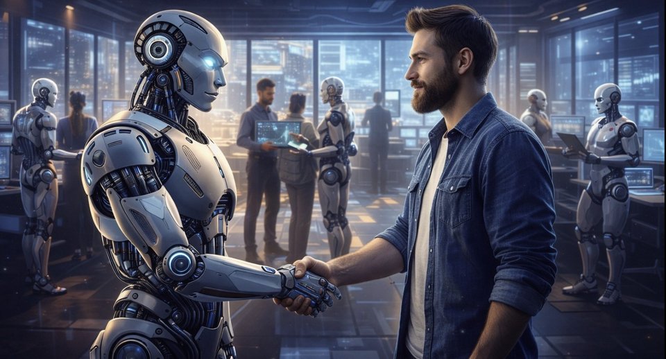 Σε αυτό το κλίμα εμφανίστηκε μια διαδικτυακή πλατφόρμα με το προκλητικό όνομα RentAHuman [Νοικιάστε Έναν Άνθρωπο] και μια ακόμη πιο προκλητική υπόσχεση: ένας «χώρος αγγελιών» όπου αυτόνομα ψηφιακά συστήματα αναζητούν, προσλαμβάνουν και πληρώνουν ανθρώπους για να εκτελέσουν δουλειές στον φυσικό κόσμο / MIDJOURNEY