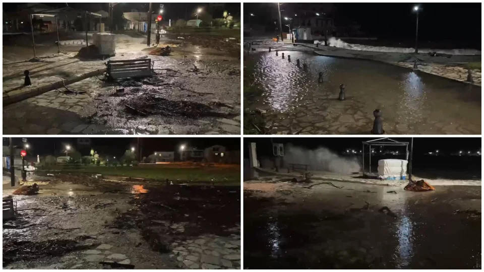 Πλημμύρισαν τα Σύβοτα