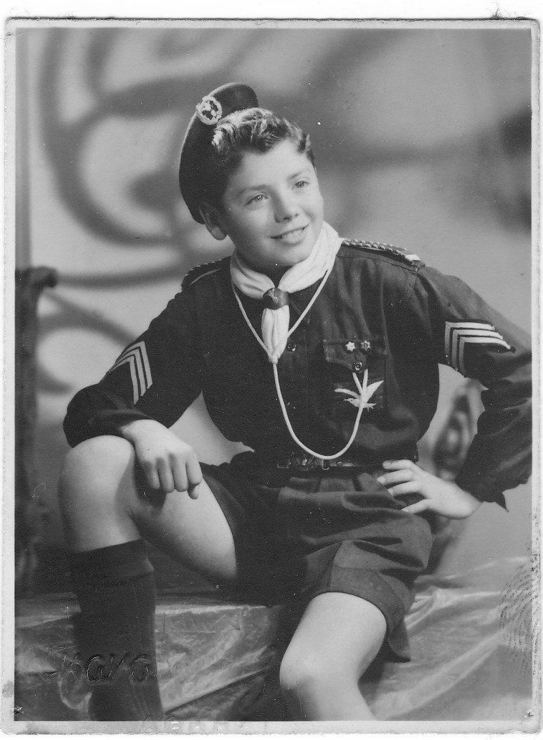 Ο Αριστοτέλης Σαρρηκώστας παιδί