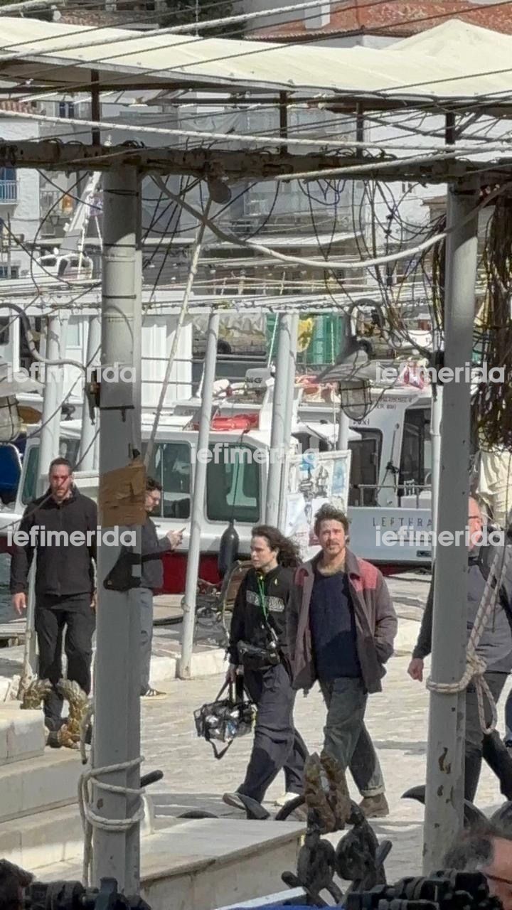 Το γύρισμα του Μπραντ Πιτ στο κρεοπωλείο της Υδρας