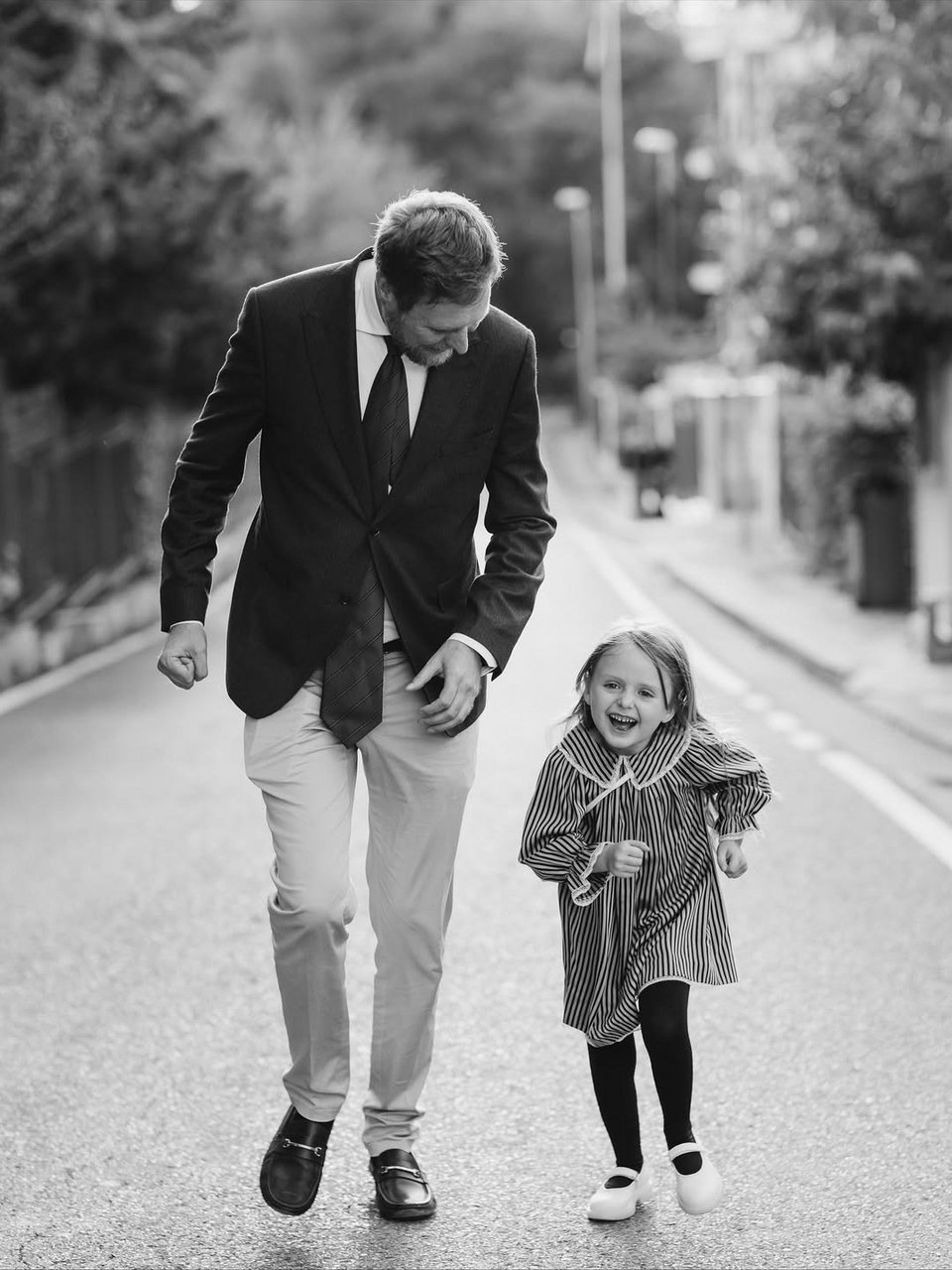 Ο έκπτωτος πρίγκιπας Λέκα με την κόρη του