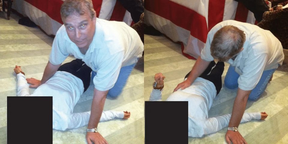 Ο πρίγκιπας Άντριου πάνω από μία άγνωστη γυναίκα 